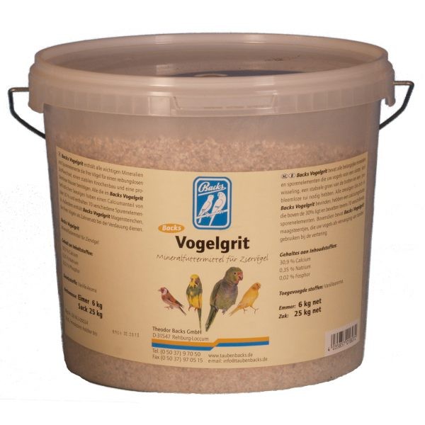 Backs Vogelgrit mit Vanillearoma