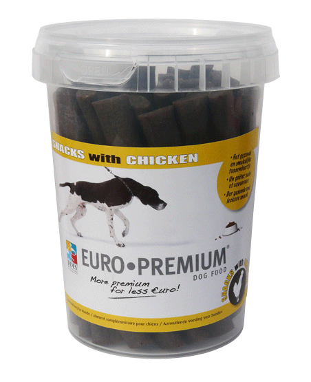 EURO PREMIUM Snacks mit Huhn 