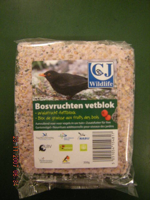 Energieblock mit Früchten