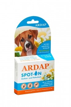 Ardap Spot on Zecken und Flohschutz für Hunde von 10-25kg