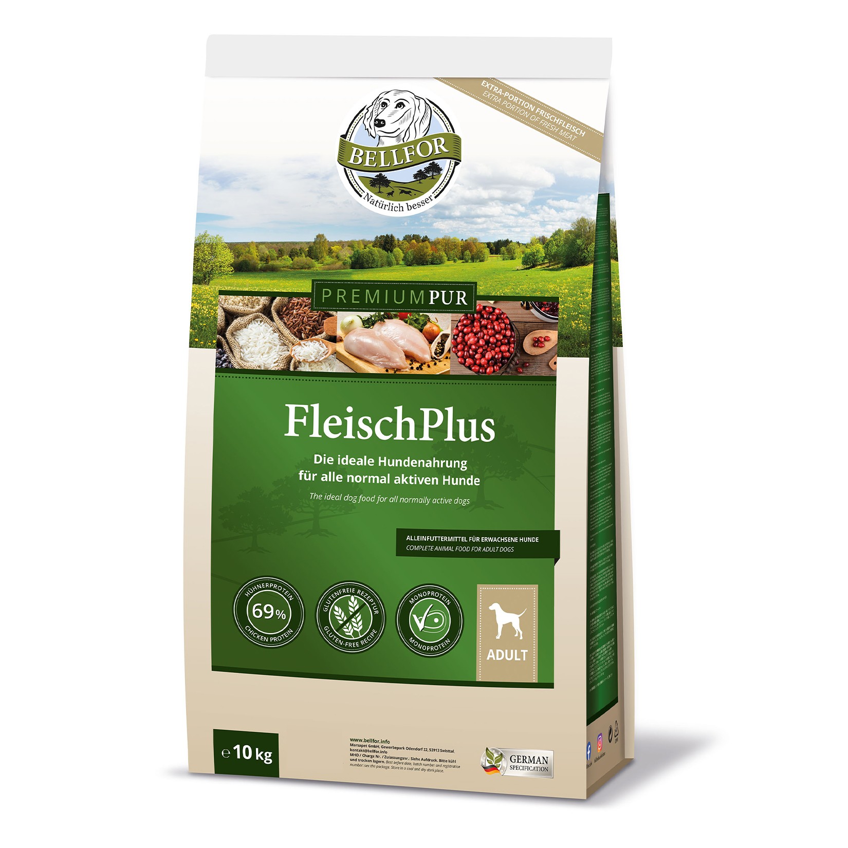 Bellfor Premium Pur Fleisch Plus (glutenfrei) 