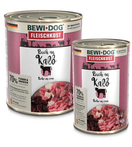 Bewital Bewi Dog Fleischkost Kalb 