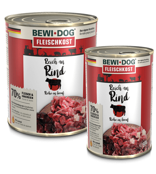 Bewital Bewi Dog Fleischkost Rind 