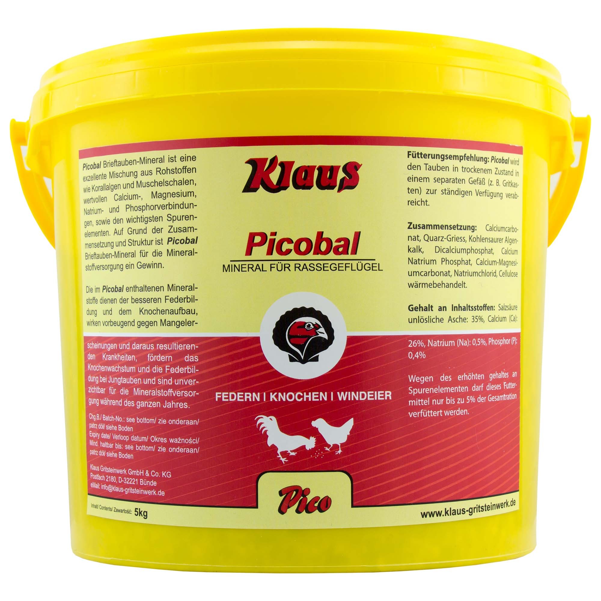 KLAUS Picobal® Rassegeflügel - Mineral 