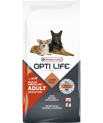 Opti Life Adult Digestion Medium/Maxi 12.5kg 
