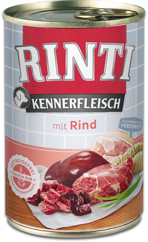 Rinti Kennerfleisch Dose Rind 