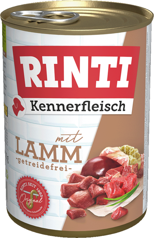 Rinti Kennerfleisch Dose Lamm 