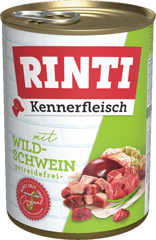 Rinti Kennerfleisch Dose Wildschwein 